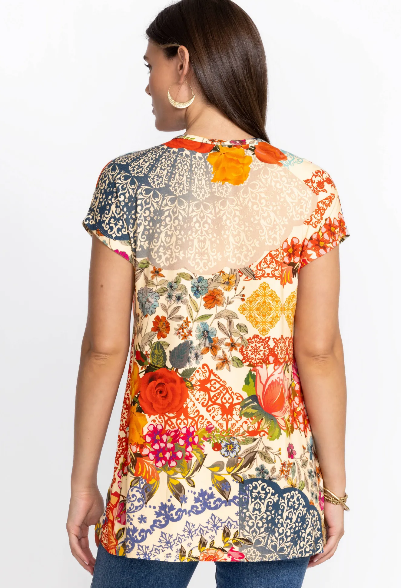 Women Johnny Was Relaxed Dolman Sleeve Tunic