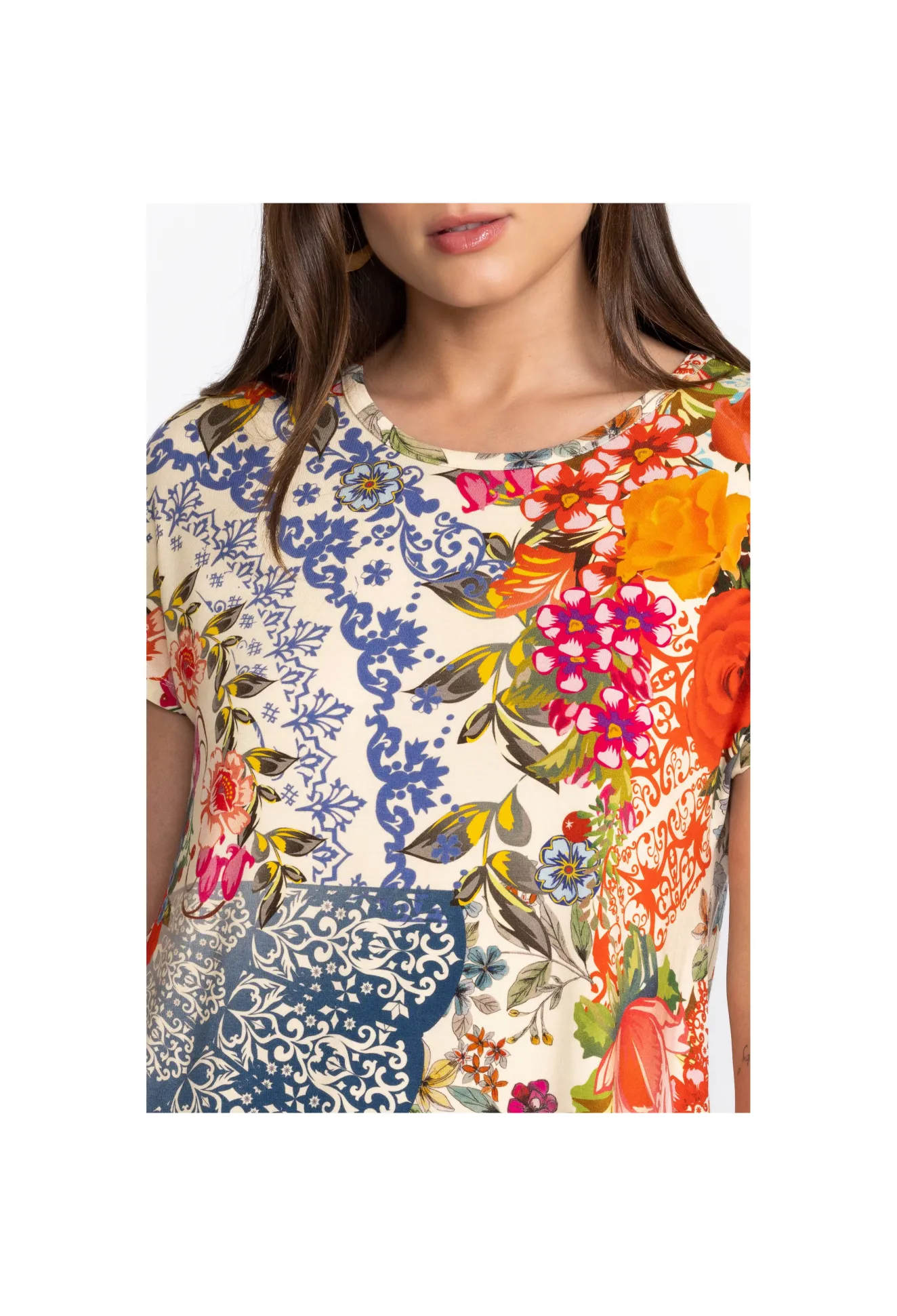 Women Johnny Was Relaxed Dolman Sleeve Tunic