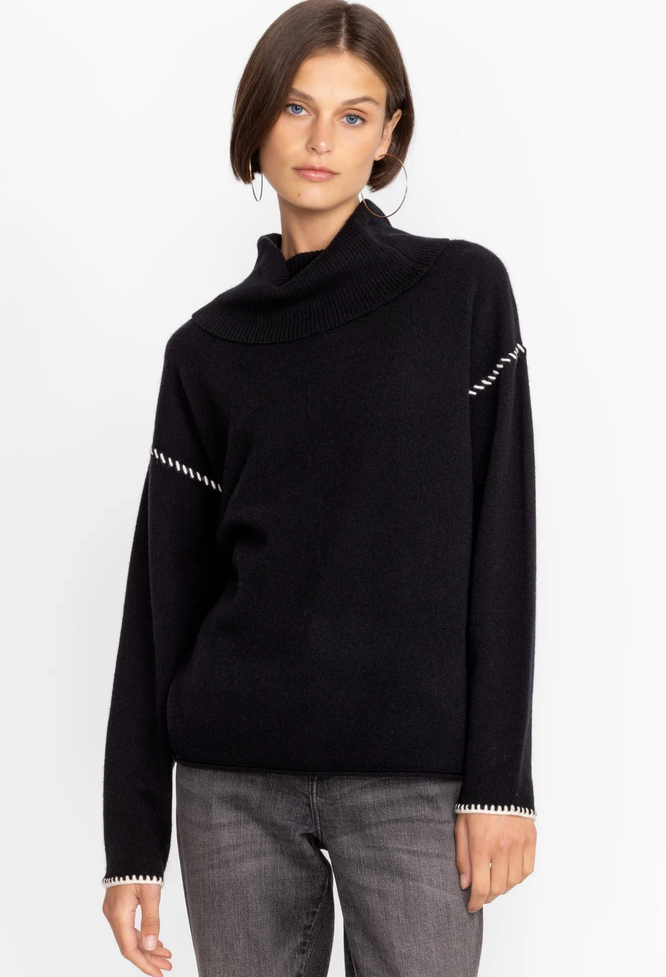 Women Johnny Was Rhode Cowl Neck Sweater