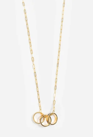 Women Johnny Was 3 Ring Necklace