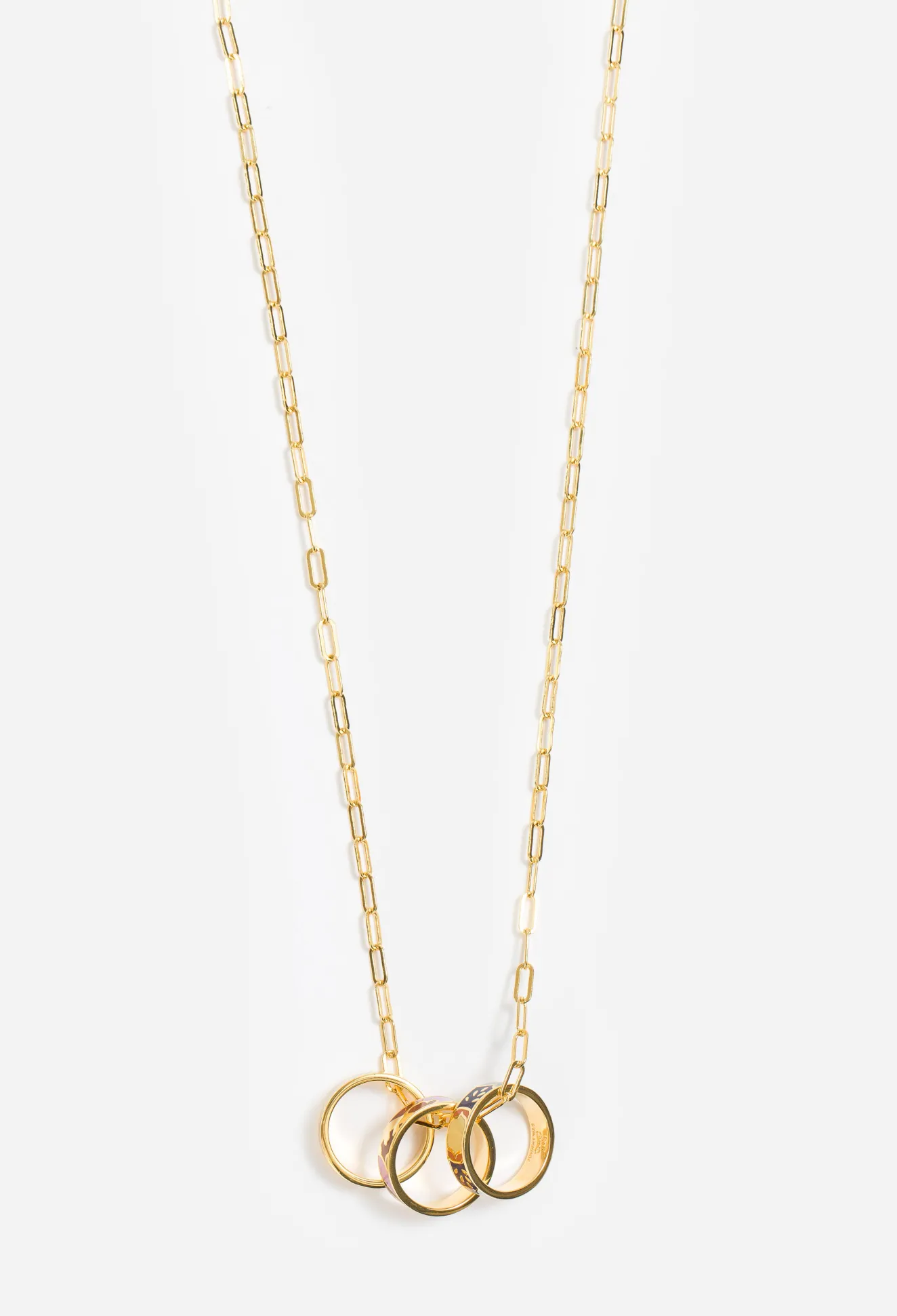 Women Johnny Was 3 Ring Necklace