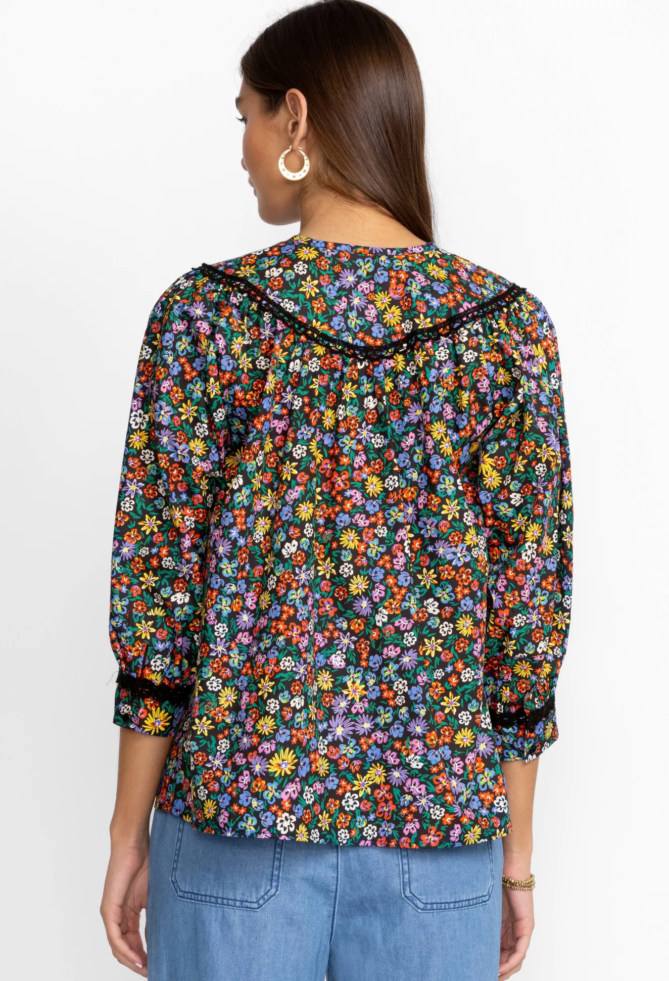 Women Johnny Was Risa Poplin Blouse