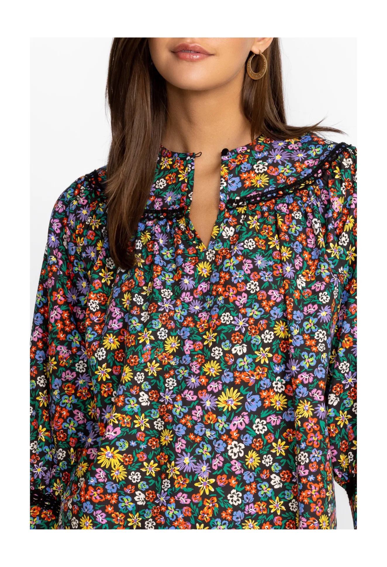 Women Johnny Was Risa Poplin Blouse