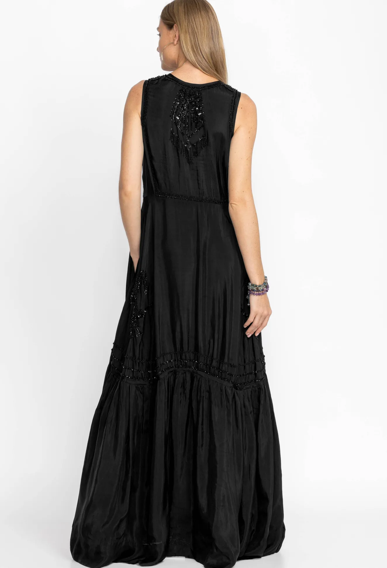 Women Johnny Was Rose Noir Dress