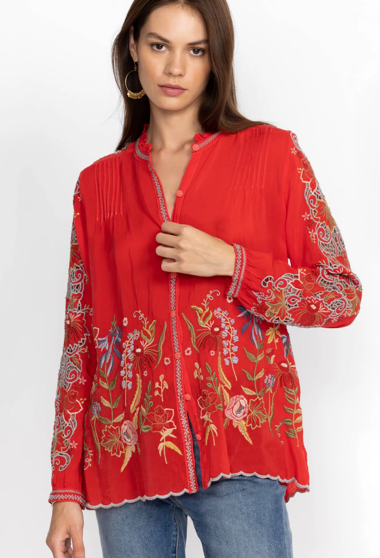 Women Johnny Was Ruelle Blouse