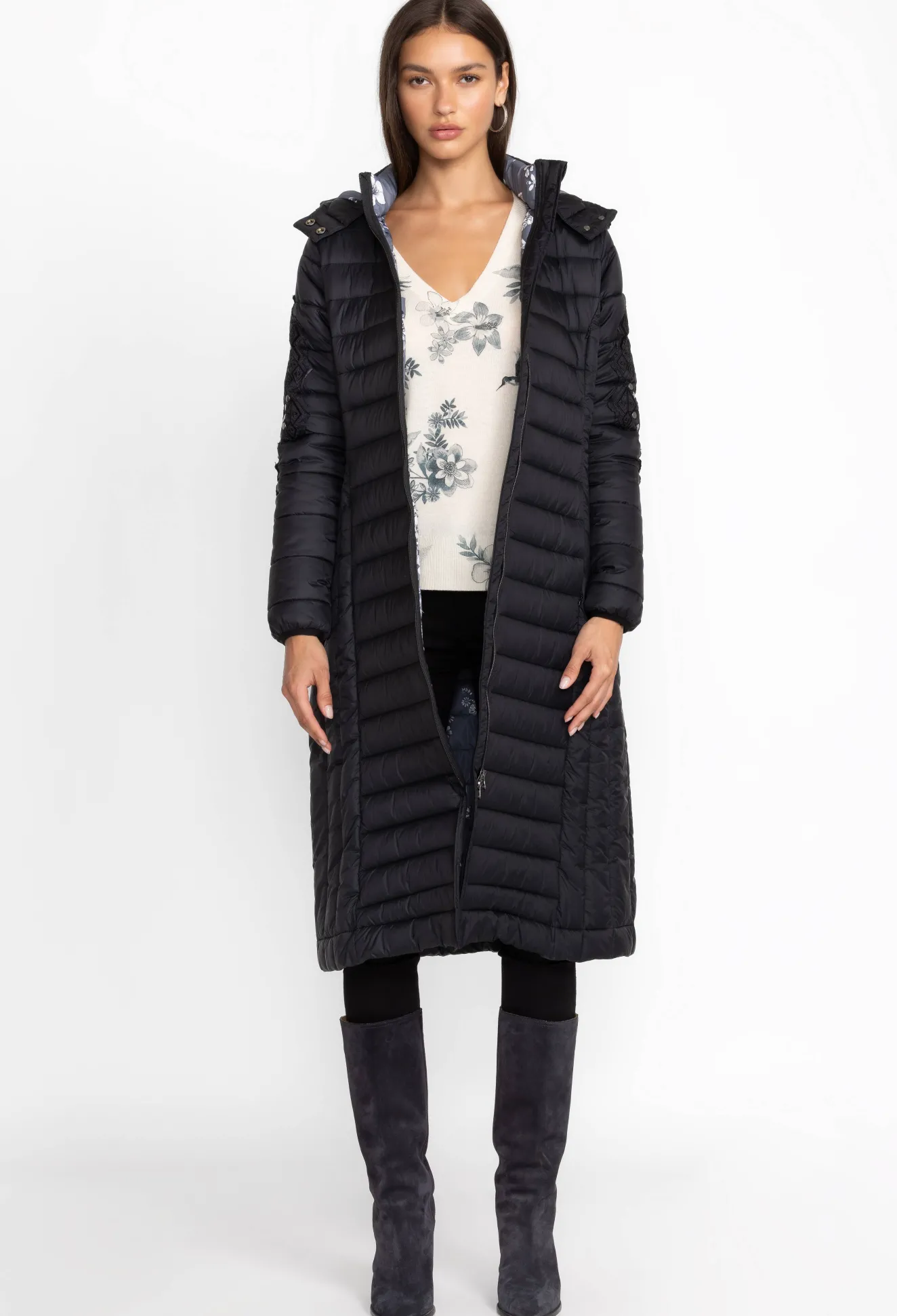 Women Johnny Was Sano Ski Puffer Coat