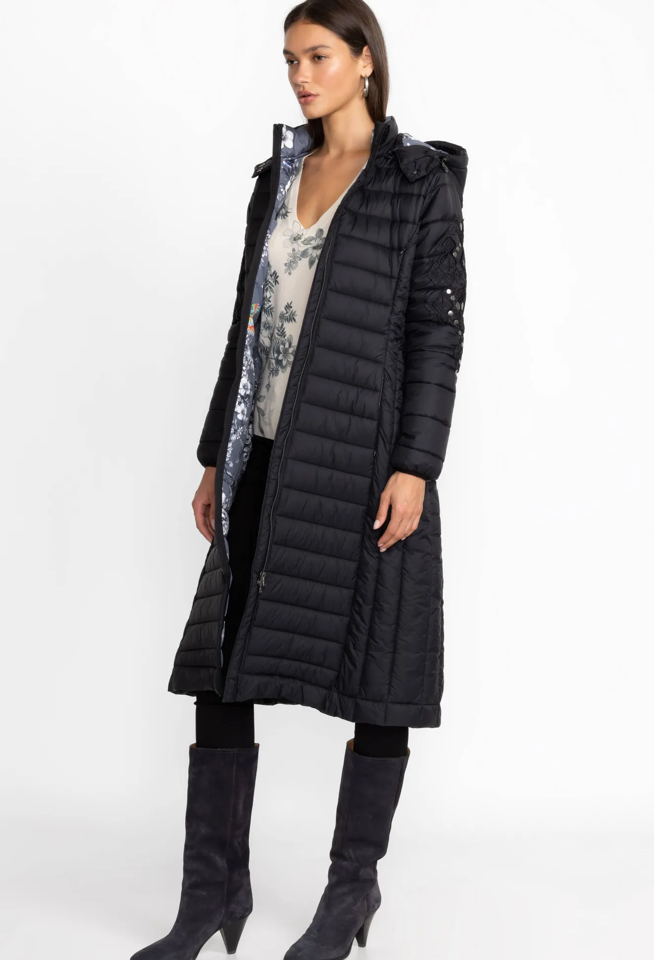 Women Johnny Was Sano Ski Puffer Coat