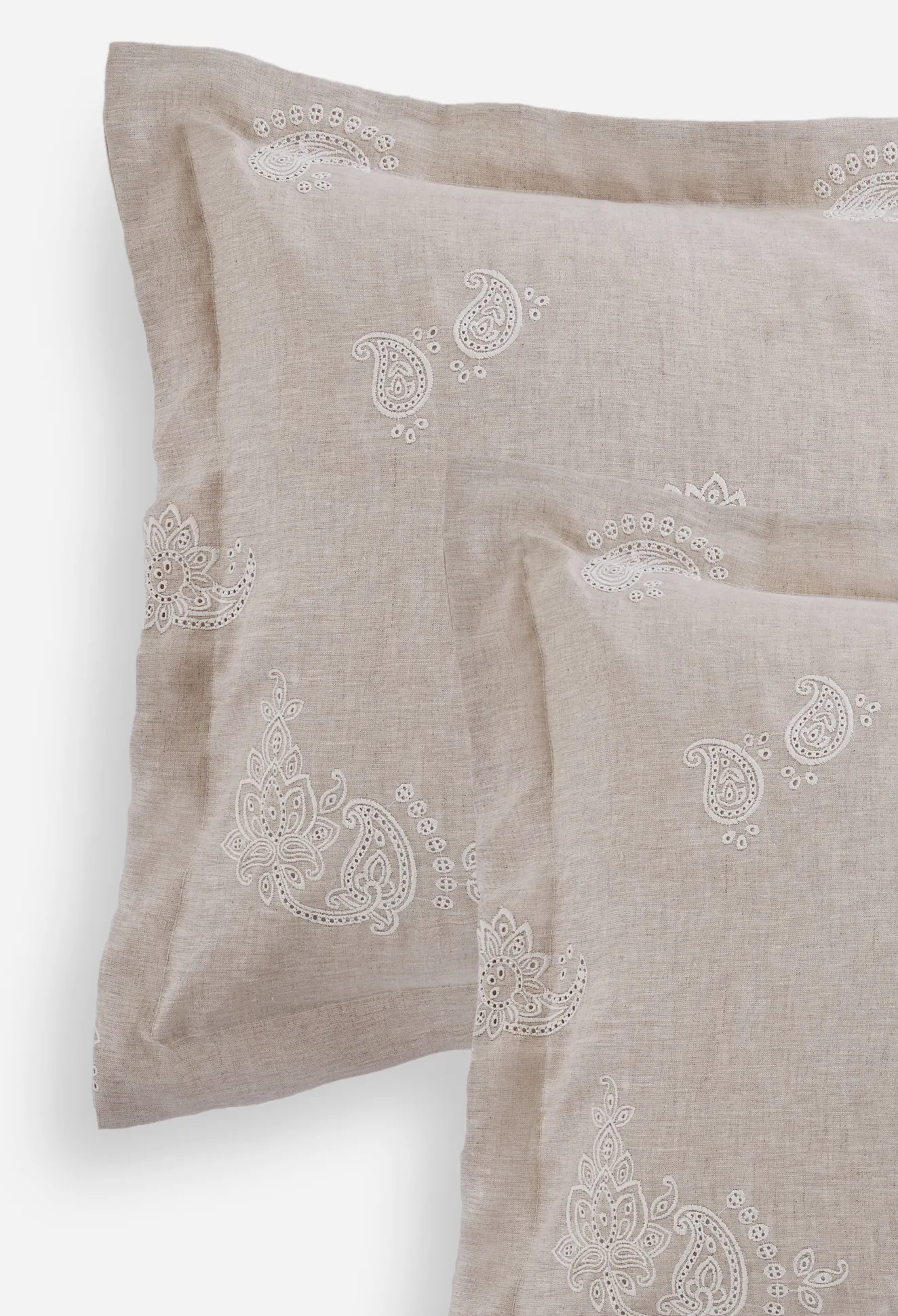 Women Johnny Was Skyler Eyelet Linen Standard Shams