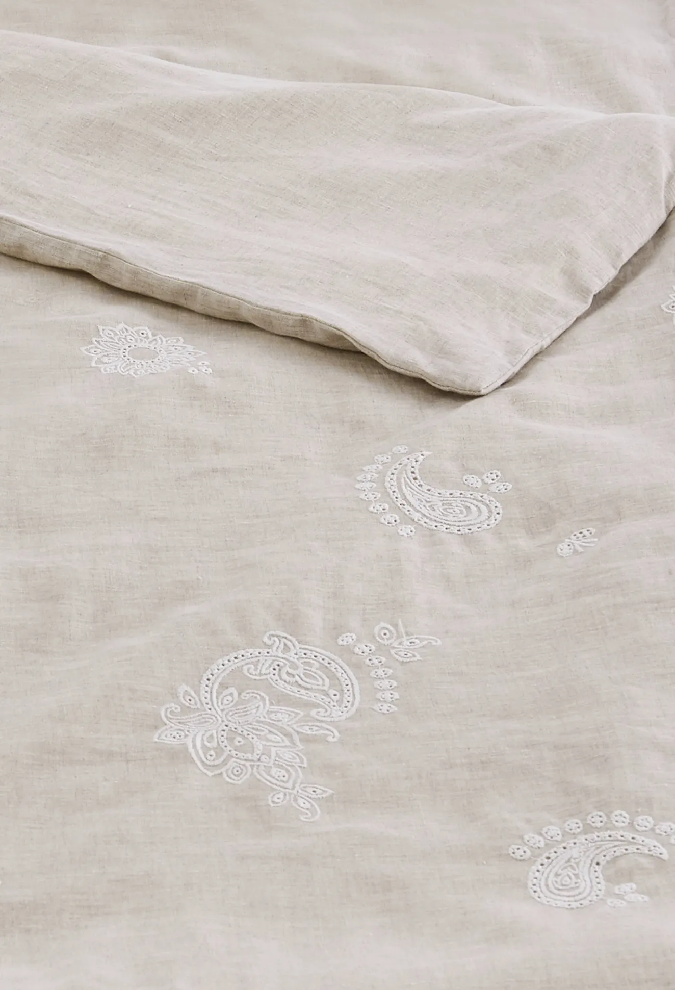 Women Johnny Was Skyler Eyelet Queen Linen Duvet