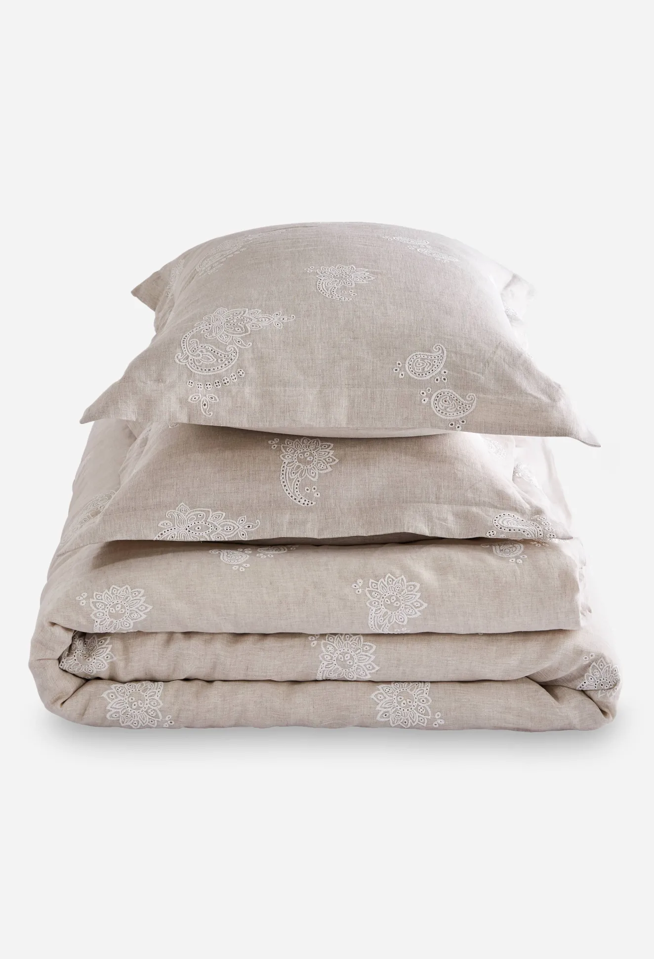 Women Johnny Was Skyler Eyelet Queen Linen Duvet