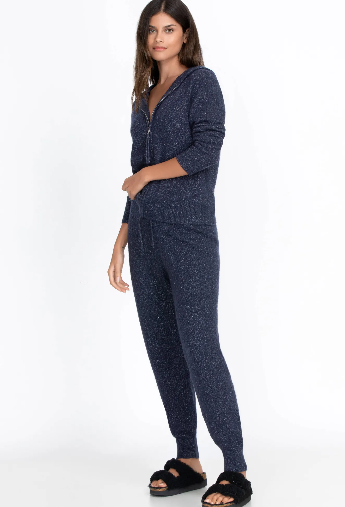 Women Johnny Was Stella Cable Knit Jogger