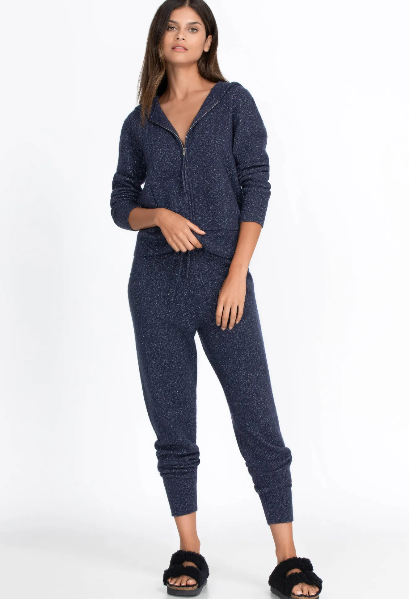 Women Johnny Was Stella Cable Knit Jogger