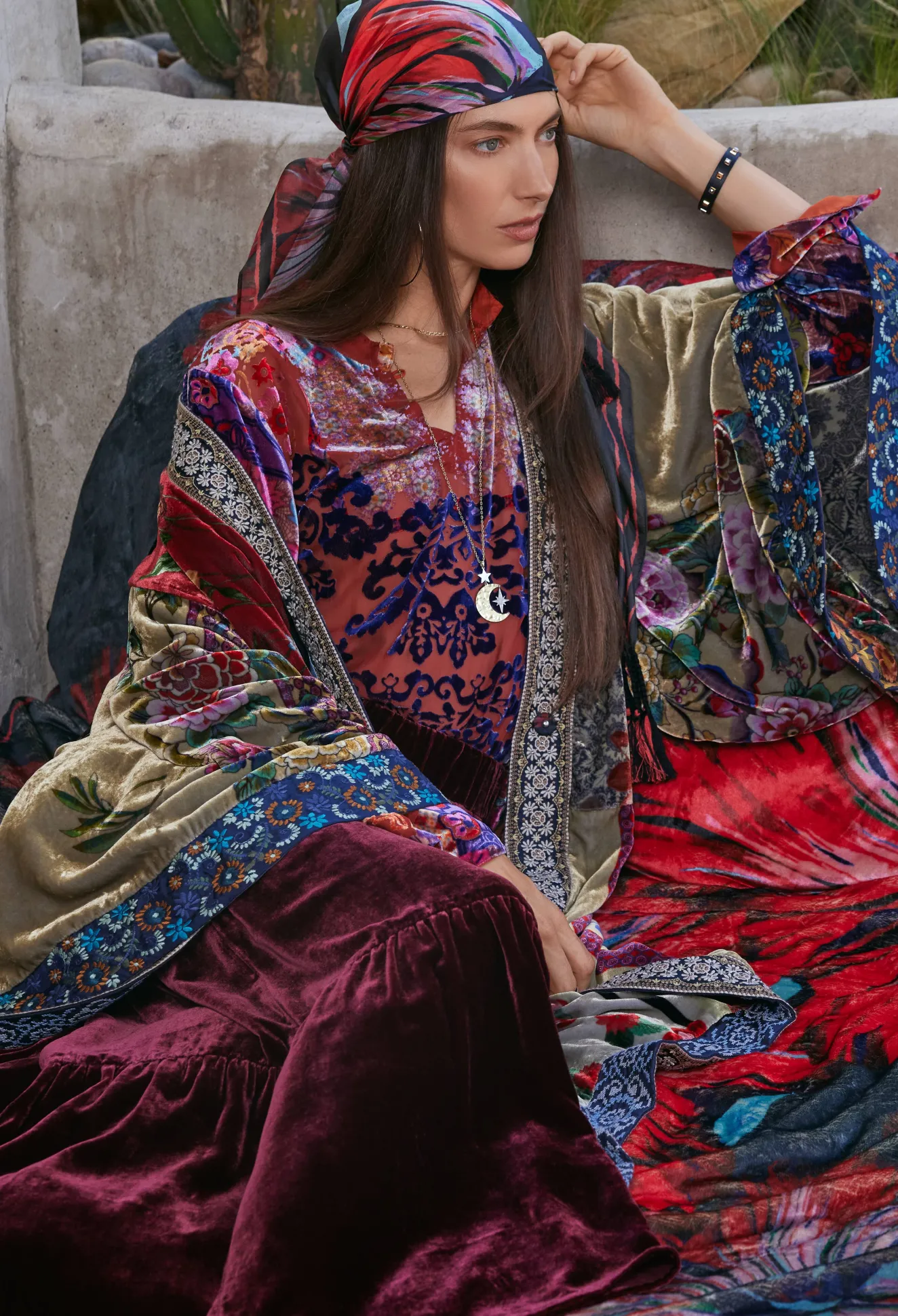 Women Johnny Was Syriah Burnout Enta Blouse