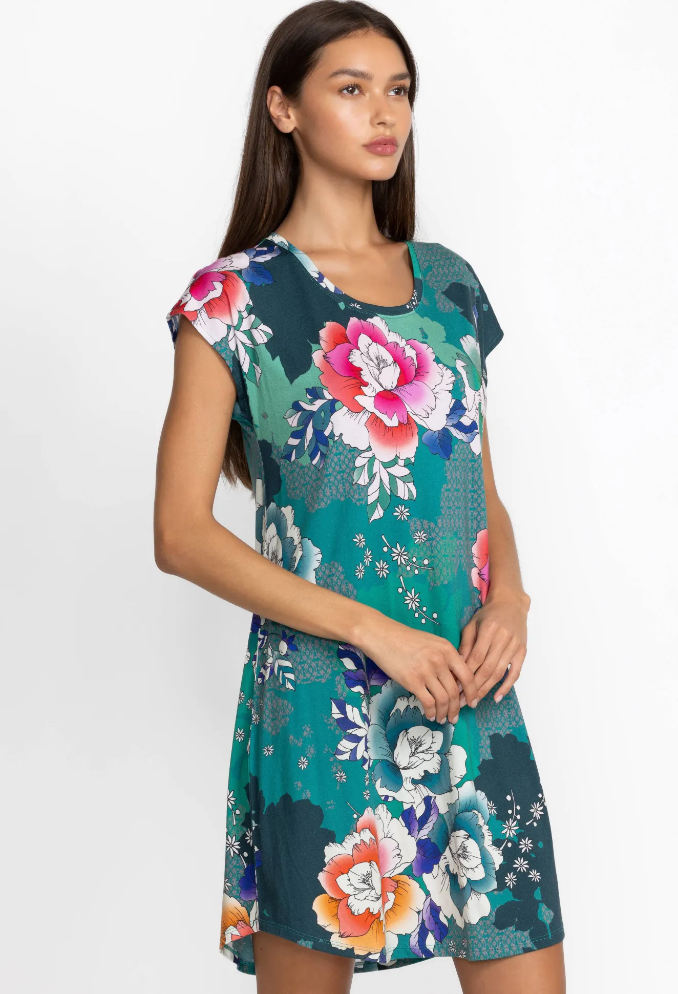 Women Johnny Was The Brigette Cap Sleeve Dress