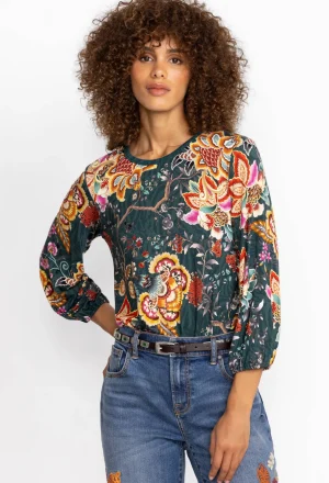 Women Johnny Was The Janie Favorite Puff Sleeve Knit Tee