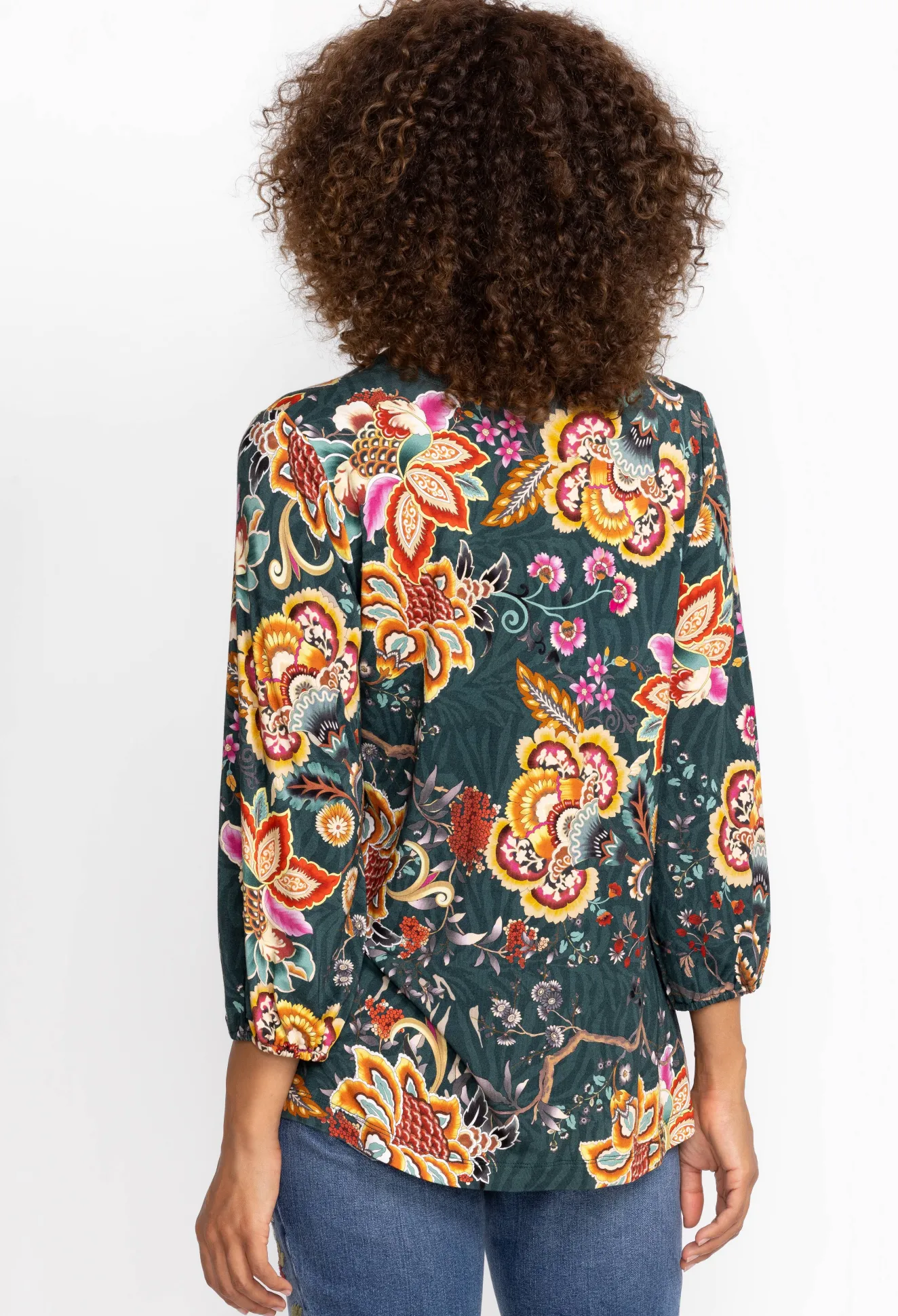 Women Johnny Was The Janie Favorite Puff Sleeve Knit Tee