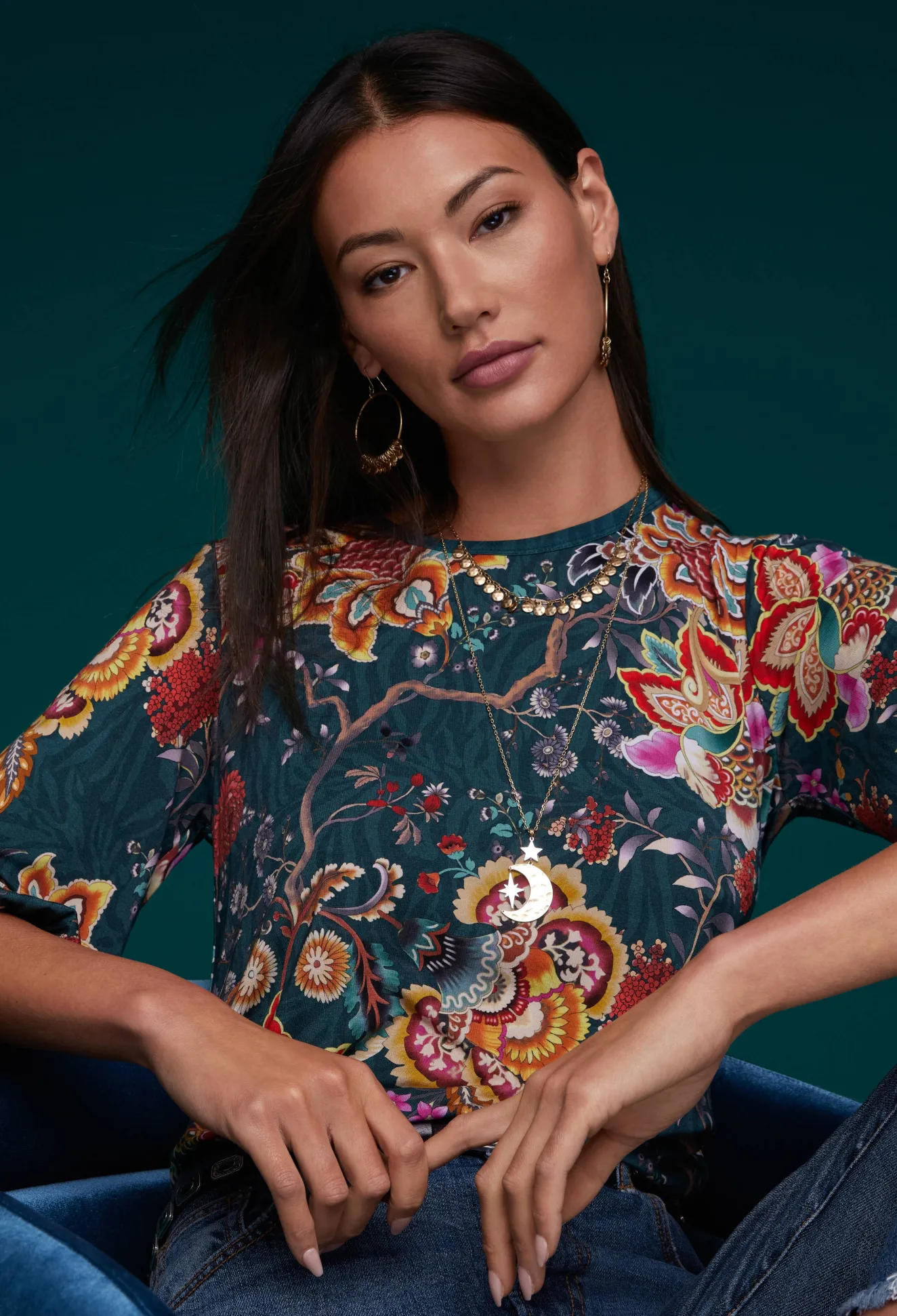 Women Johnny Was The Janie Favorite Puff Sleeve Knit Tee