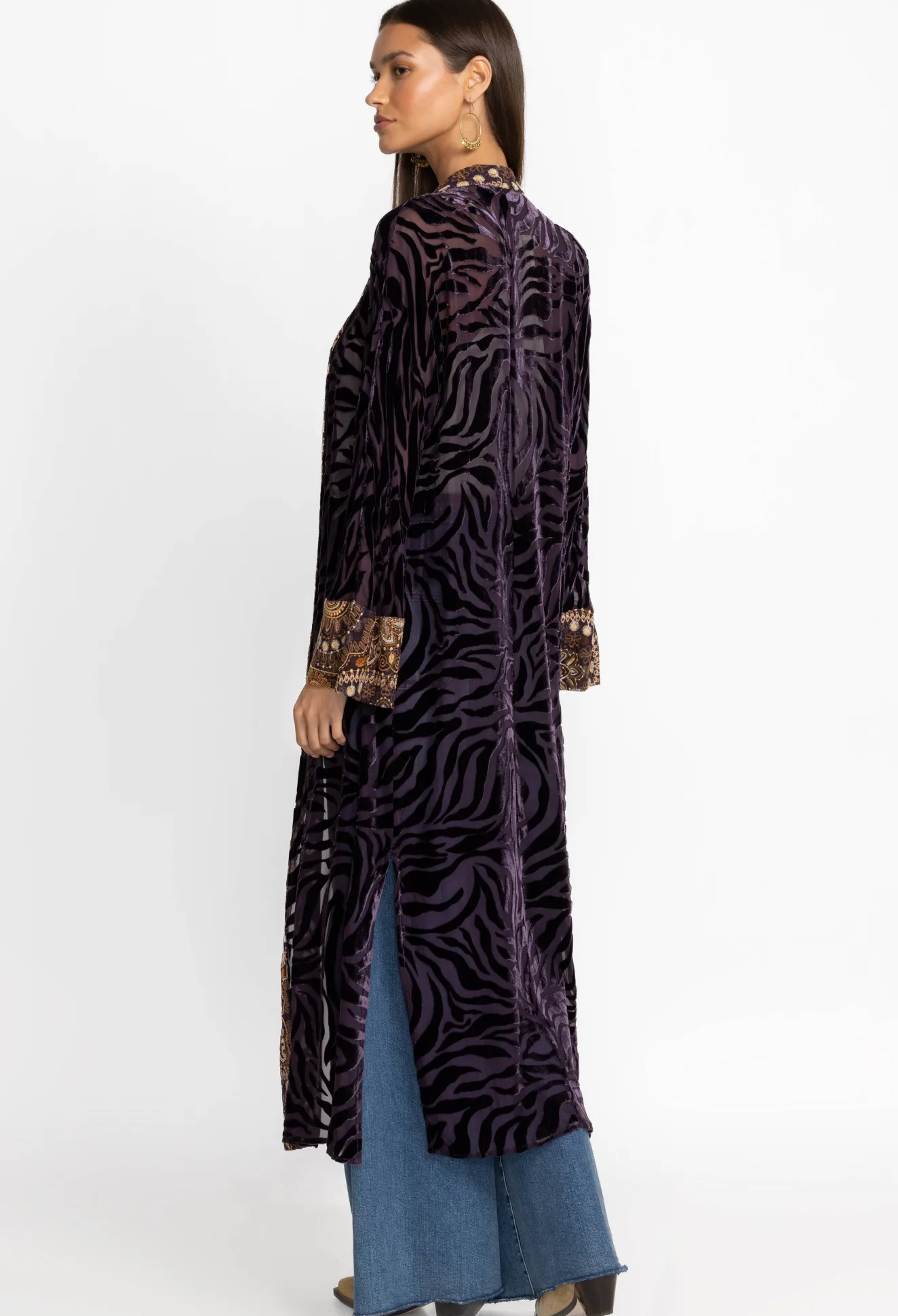 Women Johnny Was Twilight Silk Kimono