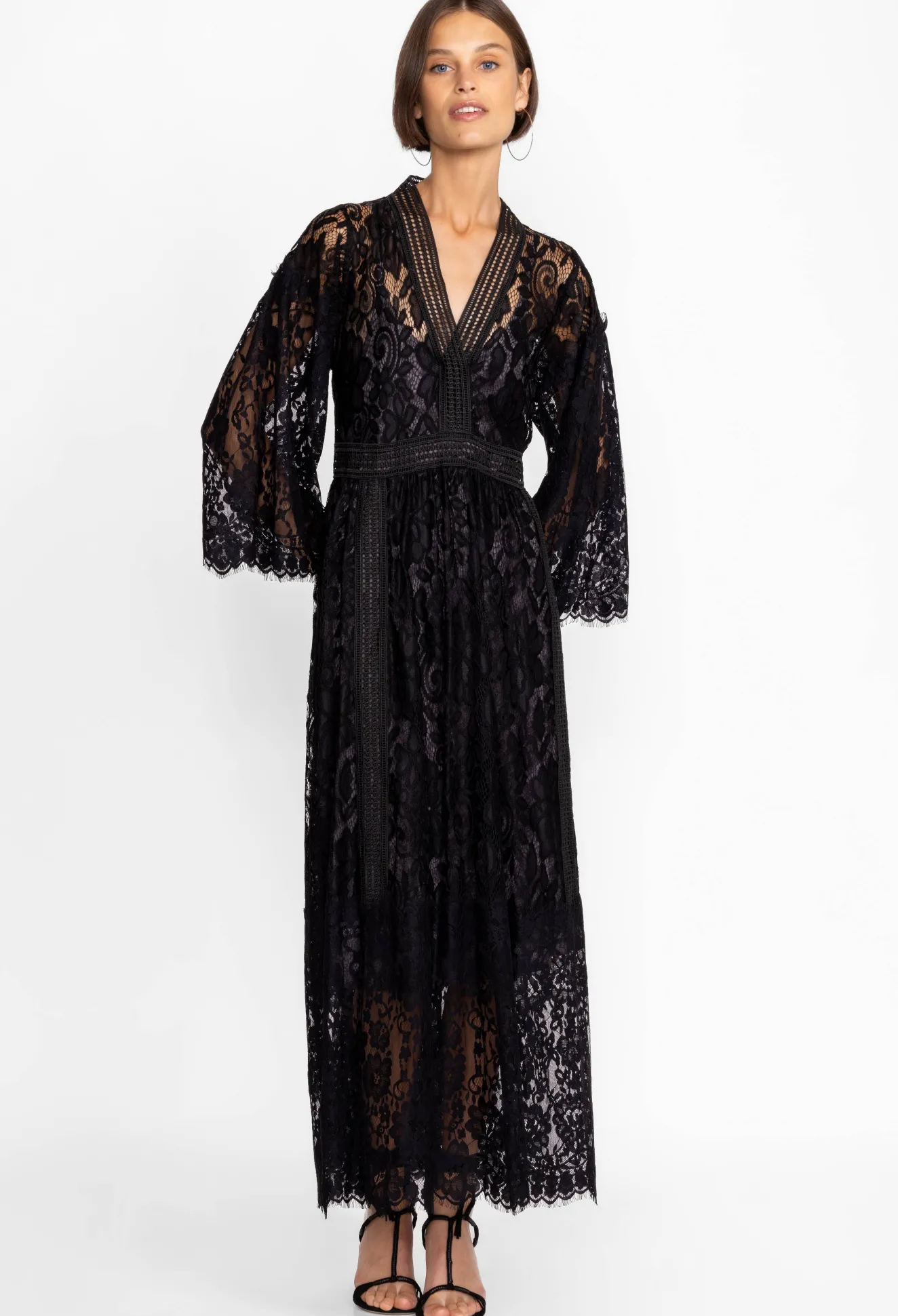 Women Johnny Was Veronne Lace Dress (Slip)