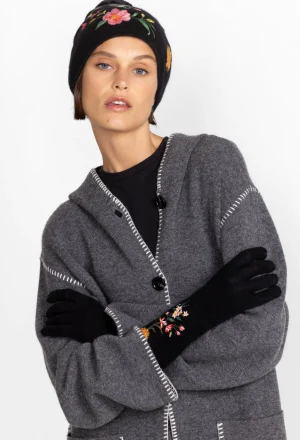 Women Johnny Was Vista Embroidered Gloves