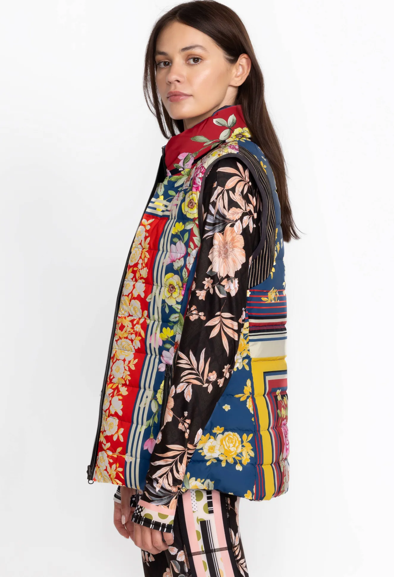 Women Johnny Was Wonderland Vest Reversible