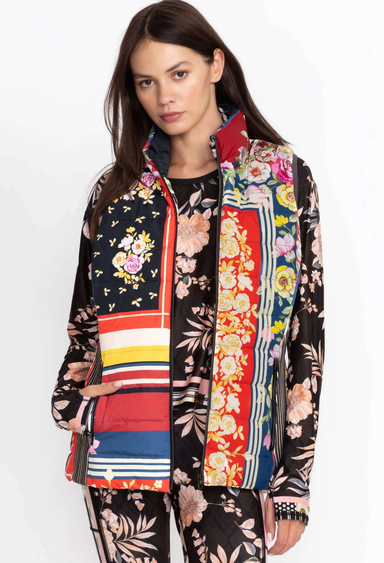 Women Johnny Was Wonderland Vest Reversible