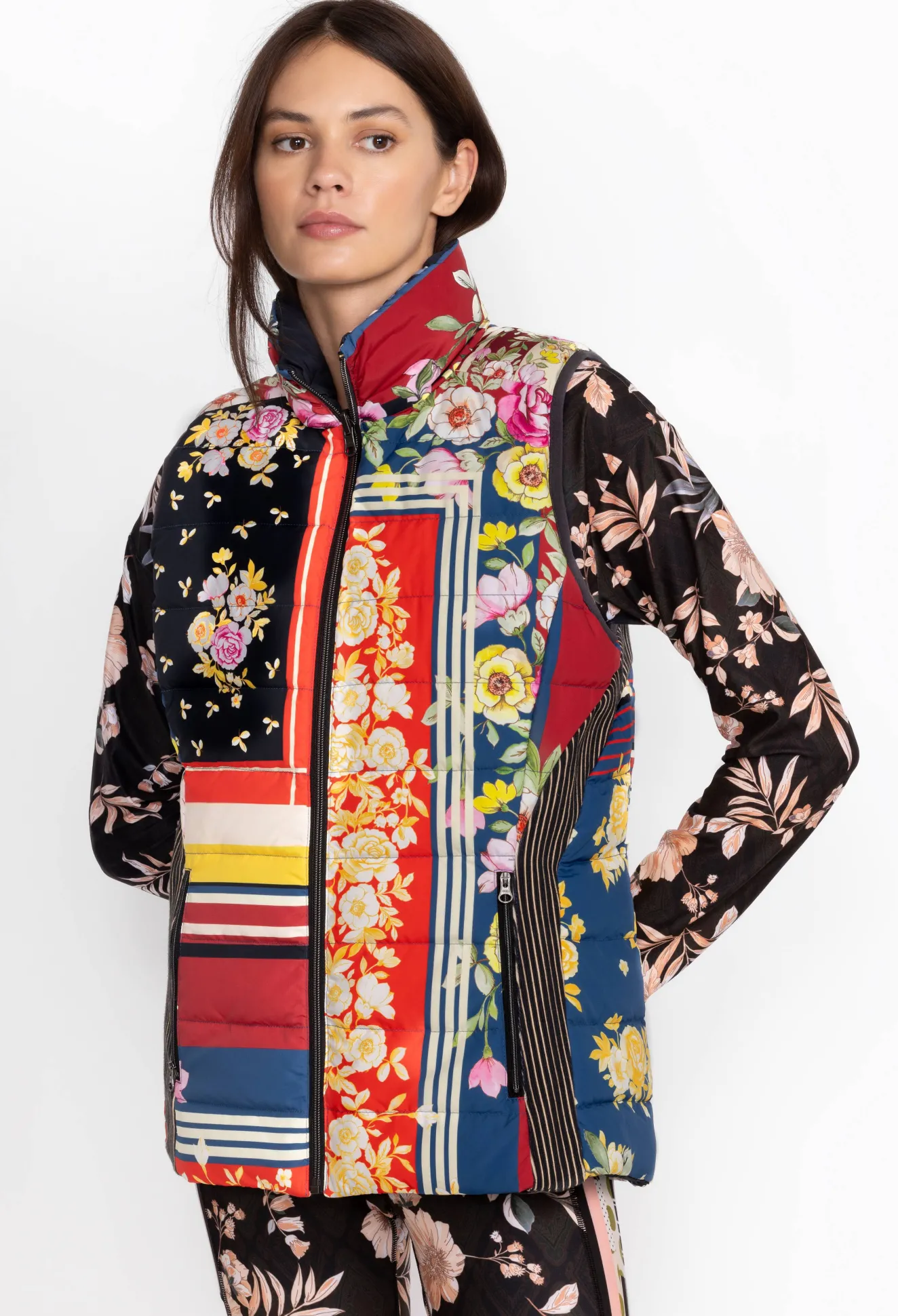 Women Johnny Was Wonderland Vest Reversible