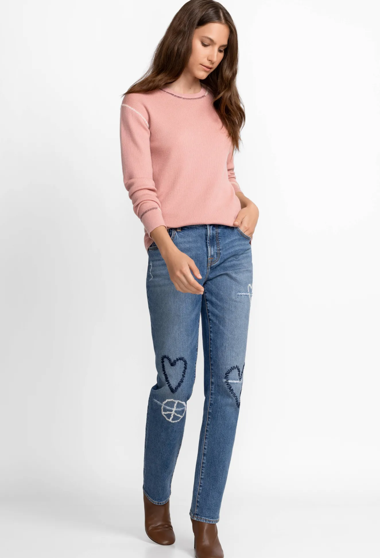 Women Johnny Was Woodstock Boyfriend Jean