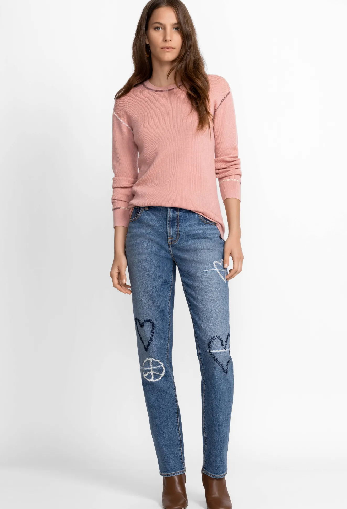 Women Johnny Was Woodstock Boyfriend Jean