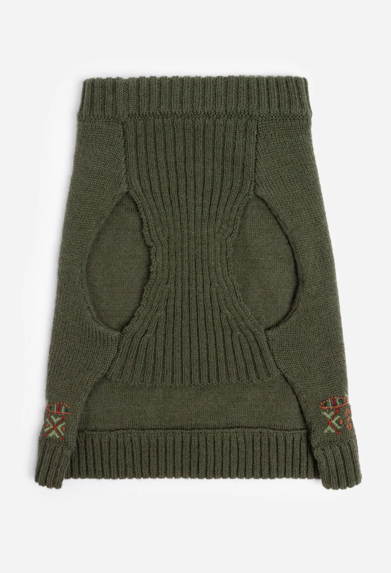 Women Johnny Was Zuzu Embroidered Dog Sweater